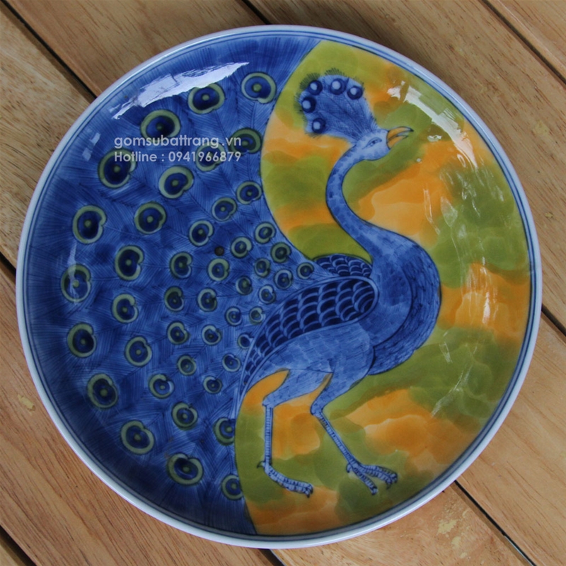 Đẹp ngất ngây những mẫu đĩa gốm sứ cổ Trung Quốc vẽ tay tại Bát Tràng 1