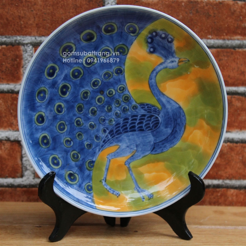 Đẹp ngất ngây những mẫu đĩa gốm sứ cổ Trung Quốc vẽ tay tại Bát Tràng 2