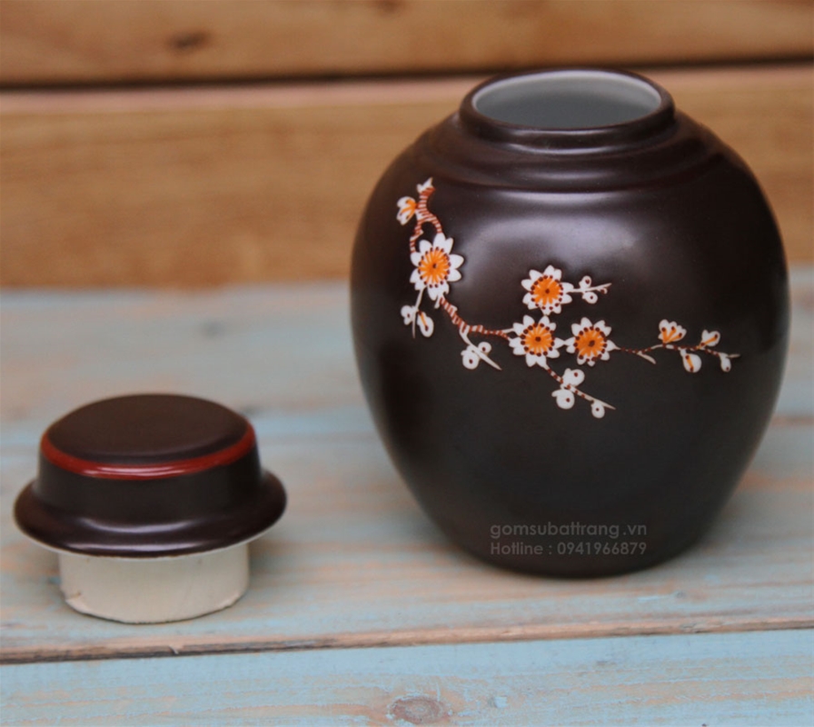 Mầu sắc bắt mắt tiện dụng khi đựng trà